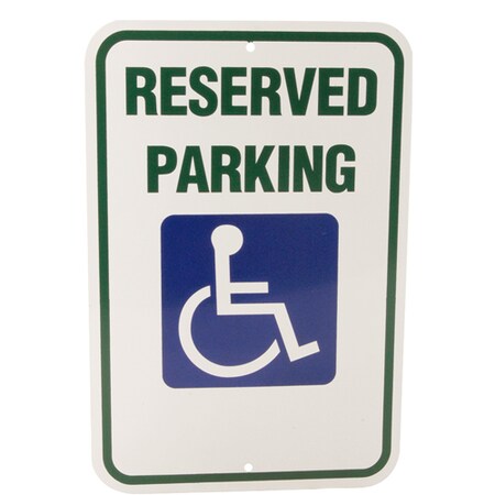 Allpoints Sign, Reserved Parking , 12X18 2801212